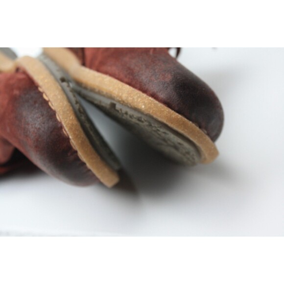 Born Tarkiln Boots Women’s Size 10 Red Suede Leather Ankle Booties - Picture 7 of 11